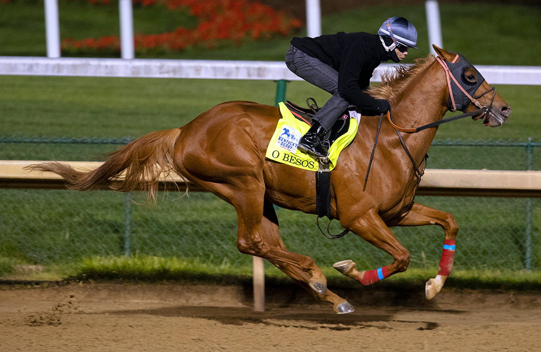 O Besos works at Churchill Downs on April 22