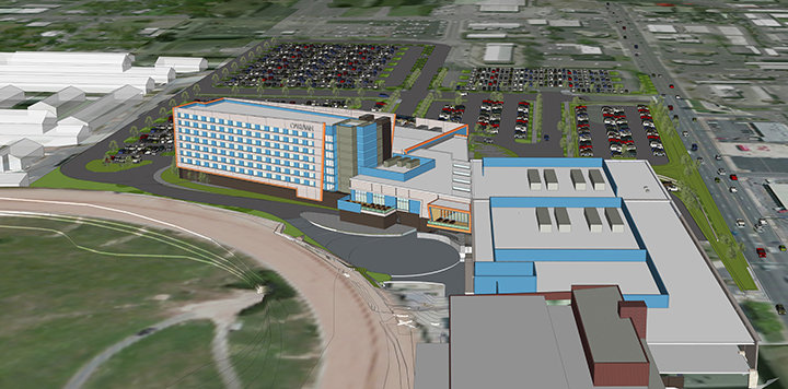 Oaklawn Park hotel rendering