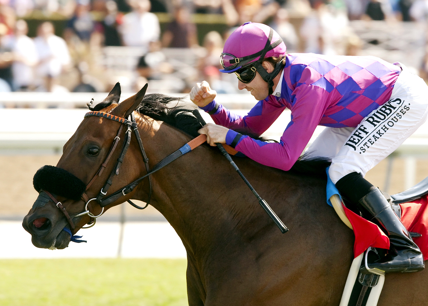 Obviously wins the Shoemaker Mile