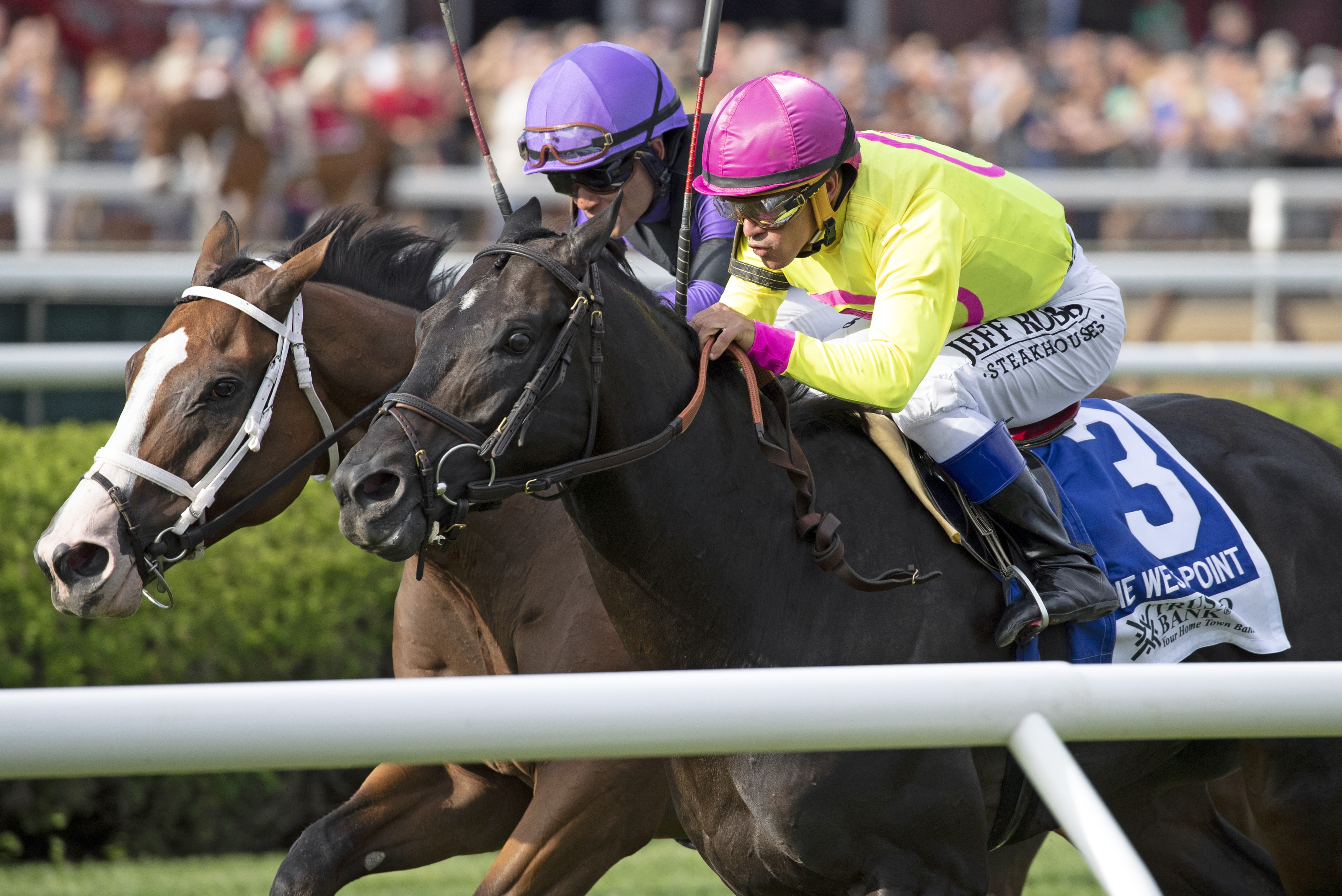 Offering Plan (inside) wins the West Point over Dot Matrix at Saratoga. 8-23-2019.DRO
