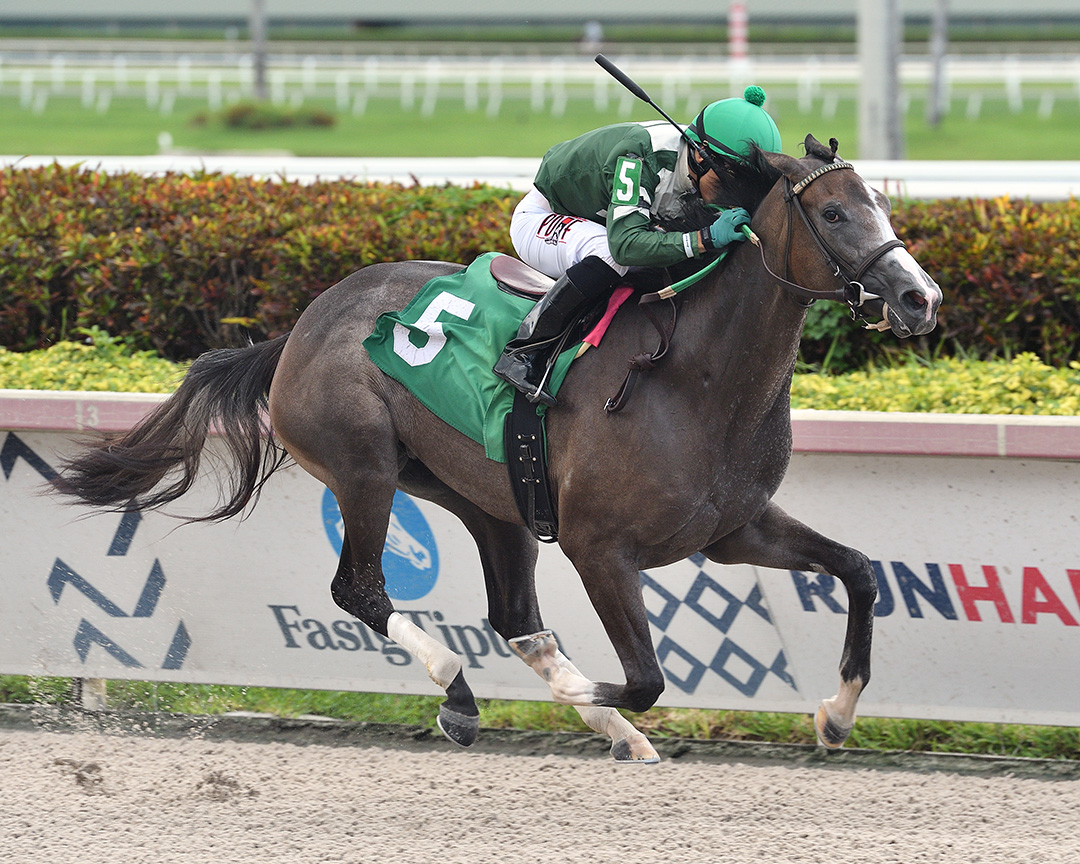 Oh Deborah wins a July 19 maiden race at Gulfstream Park
