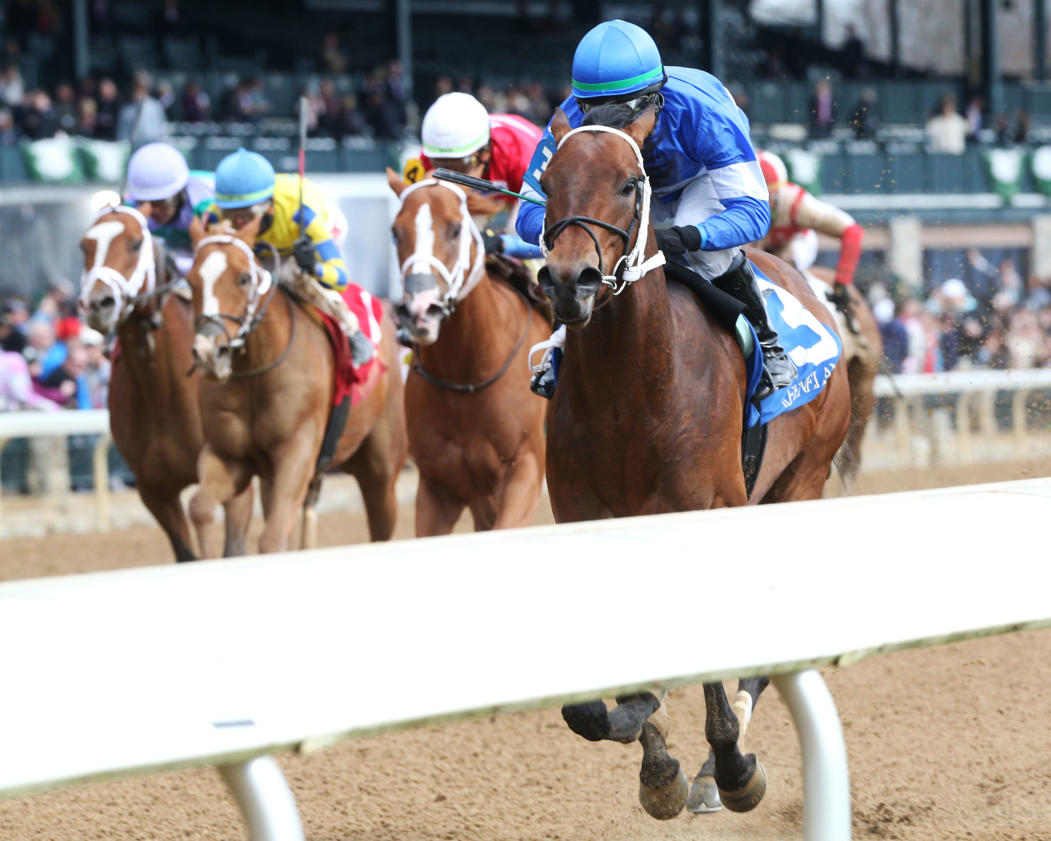 Old Homestead wins the Lafayette at Keeneland on April 8 2022