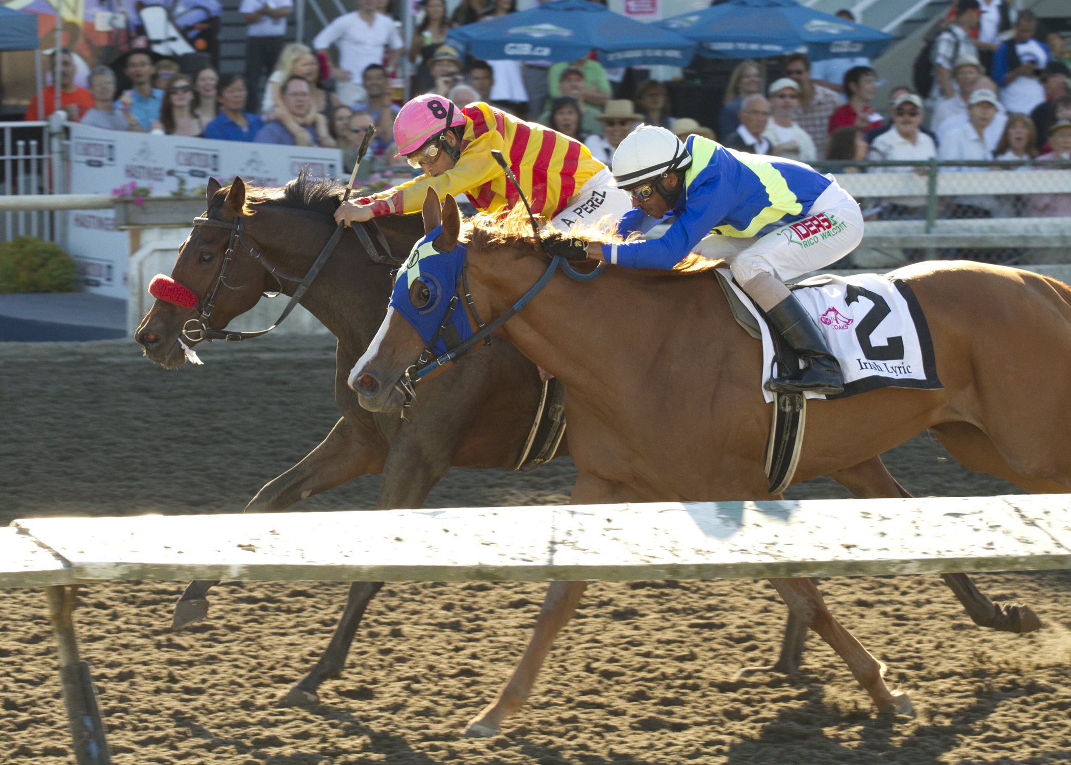 Ole's Miss wins the 2014 British Columbia Oaks