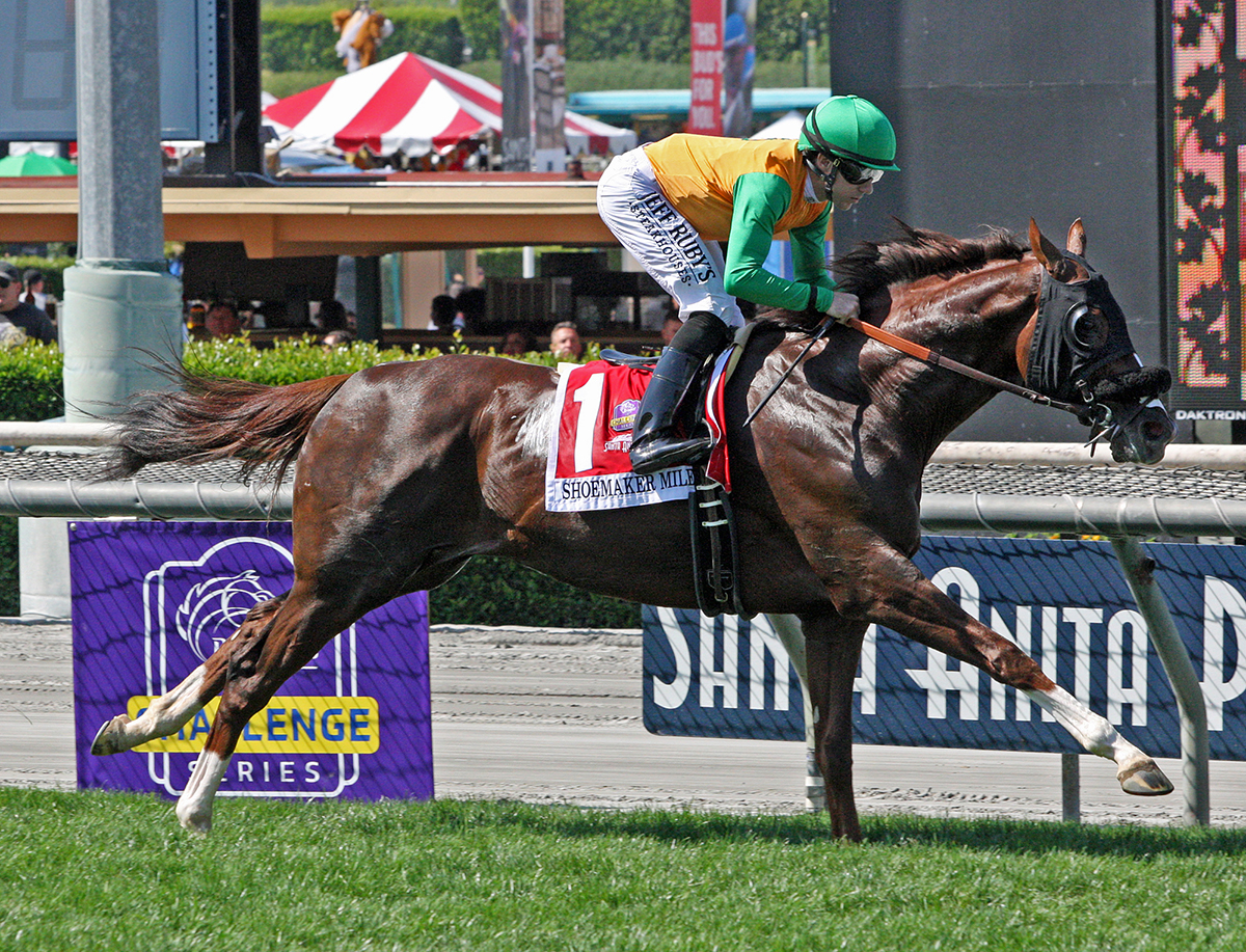 Om finishes fourth in the 2018 Shoemaker Mile