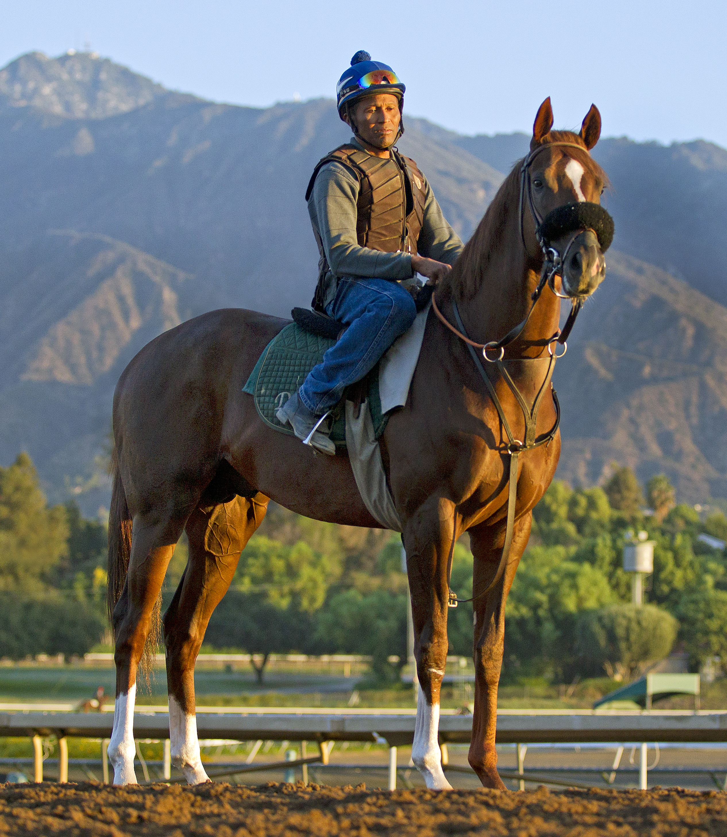 Om at Santa Anita in October