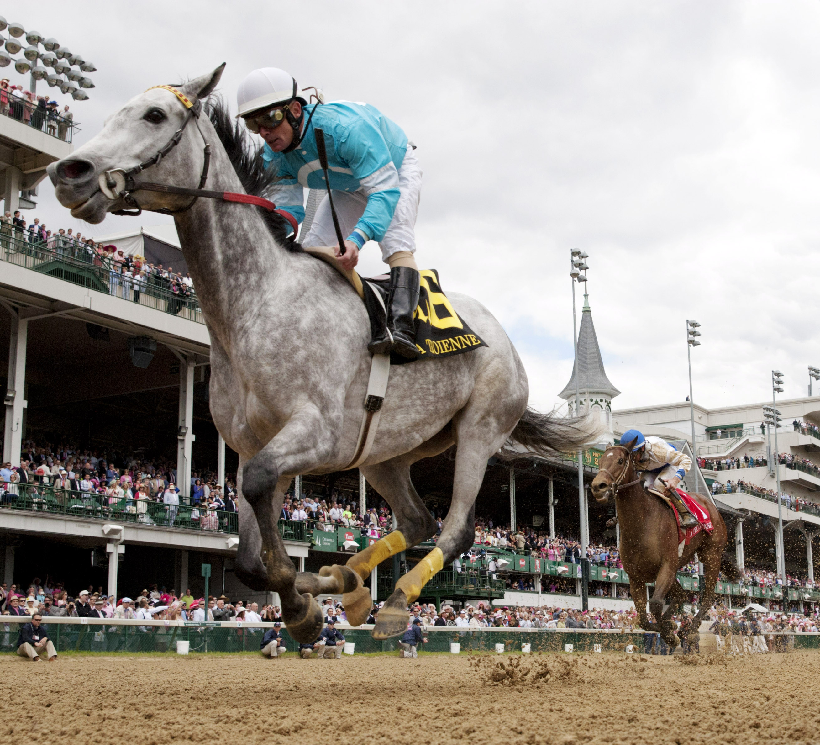 On Fire Baby wins the La Troienne