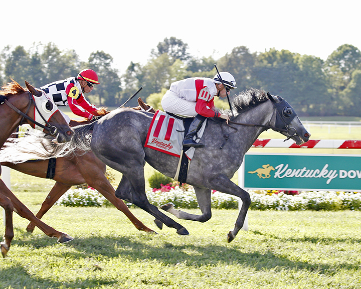 On Leave wins the One Dreamer Stakes
