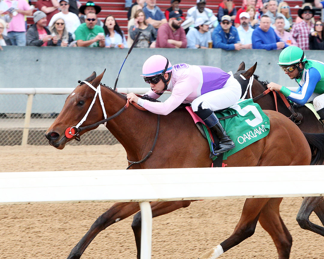 One Way or Another wins a Feb. 11 maiden race at Oaklawn Park