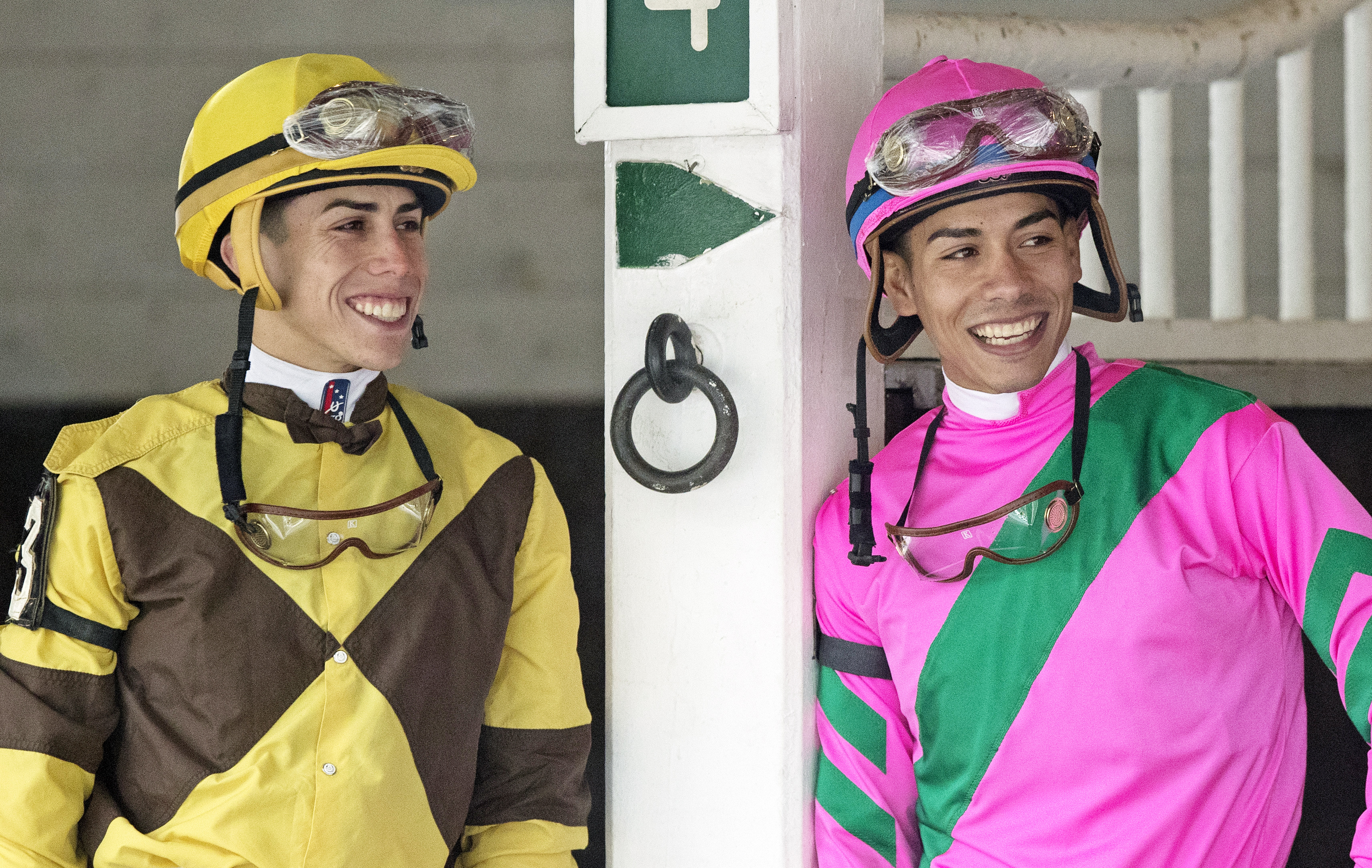 Irad Ortiz Jr and Jose Ortiz in September 2017
