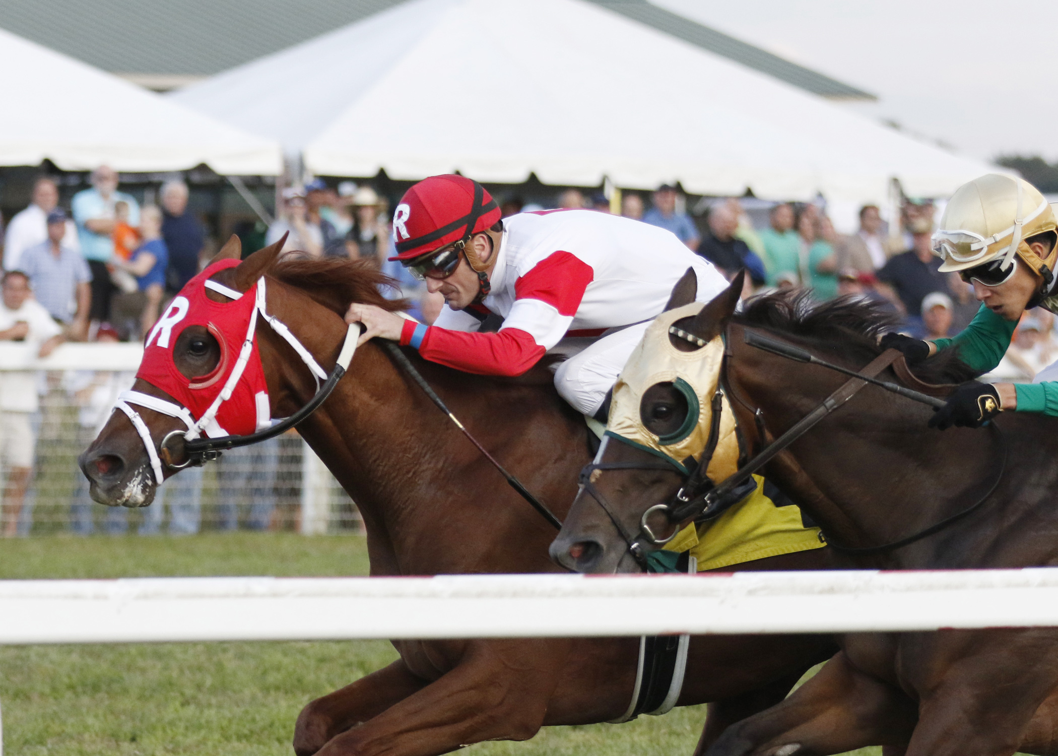 Oscar Nominated wins the 2017 Kentucky Turf Cup
