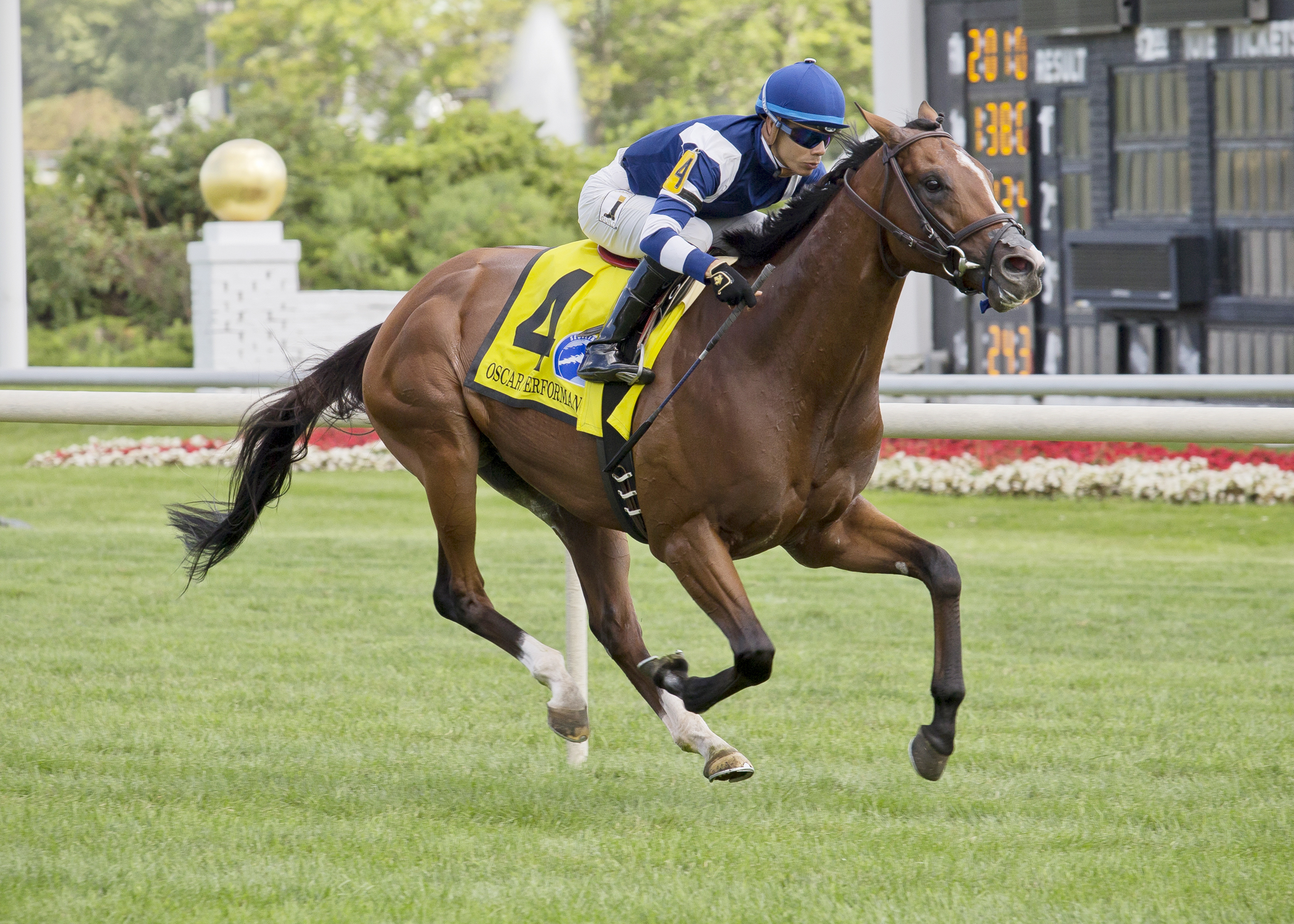Oscar Performance wins the 2017 Secretariat Stakes