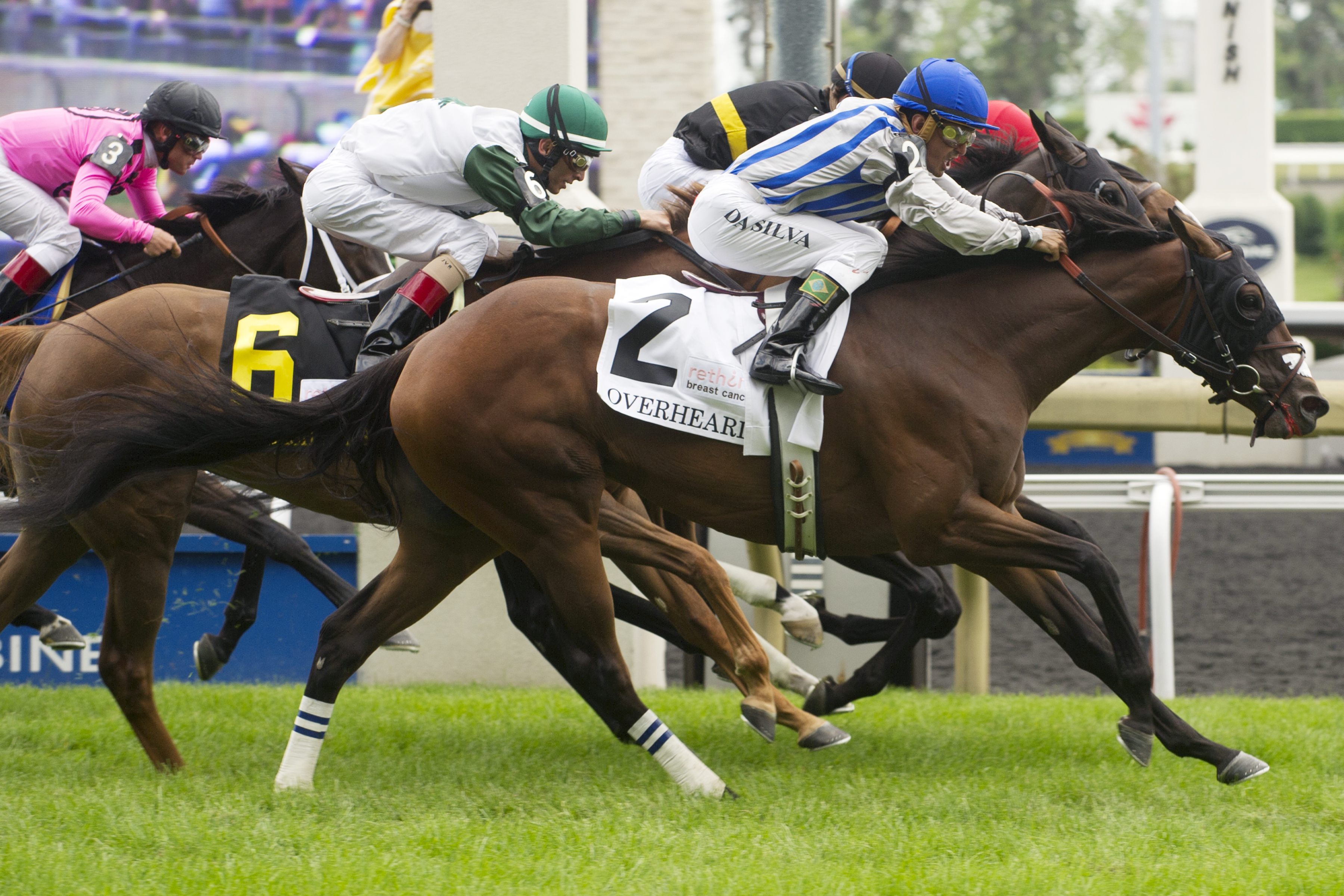Overheard wins the Dance Smartly Stakes