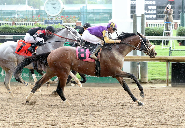 Owendale wins the 2020 Blame Stakes at Churchill Downs