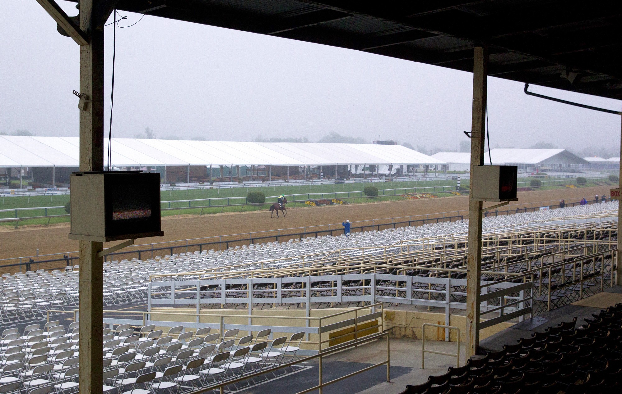 Pimlico grandstand and track
