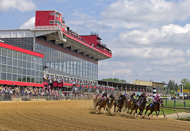 Dirt racing at Pimlico