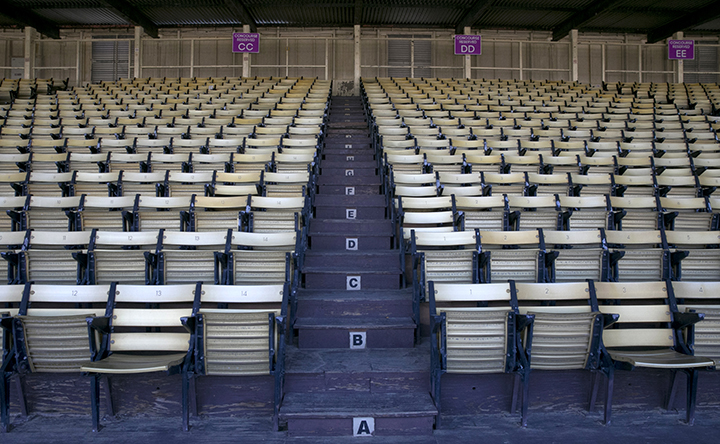 Seats in Pimlico grandstand area