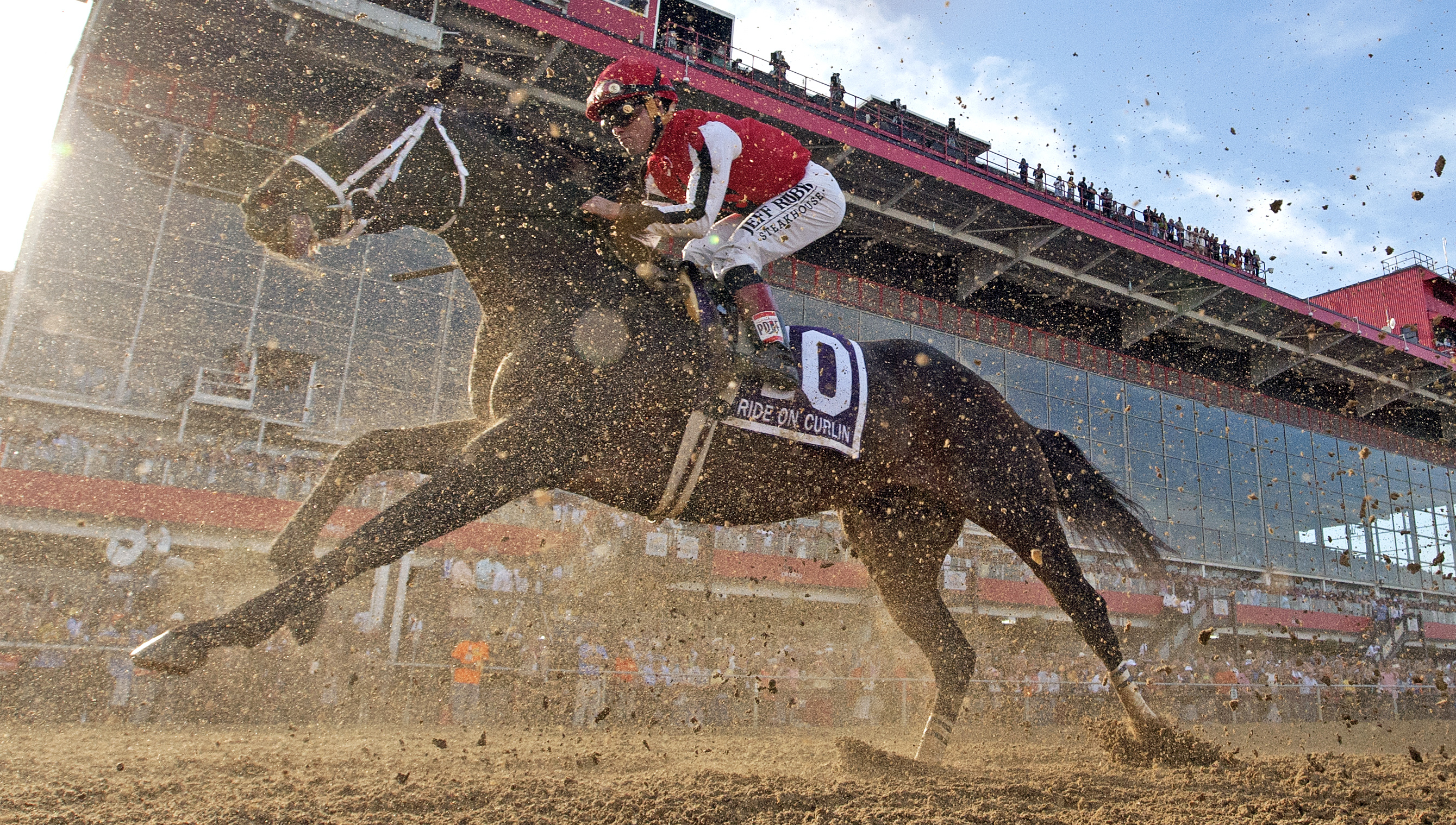 Ride On Curlin finishes second in the Preakness