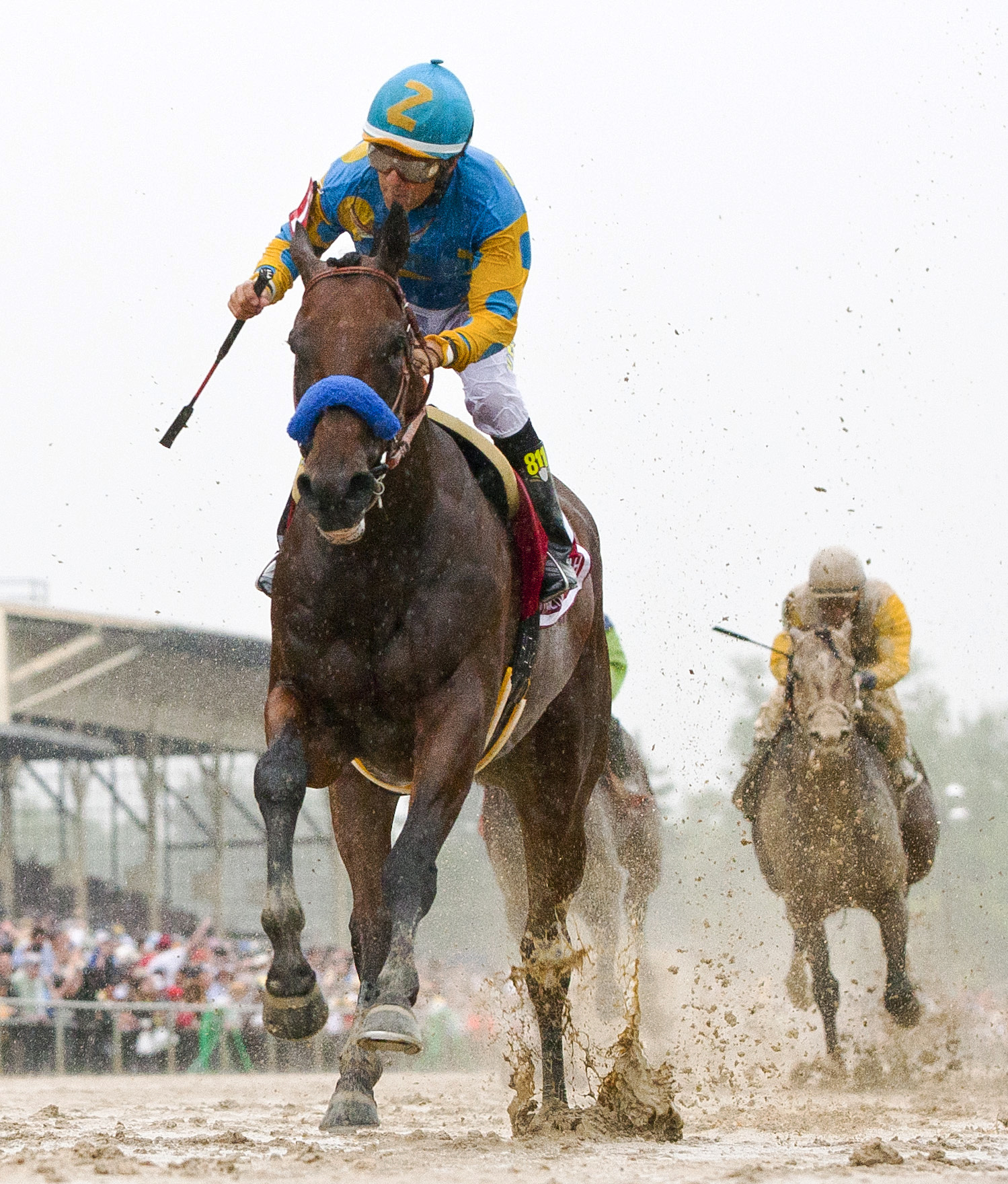 American Pharoah wins the Preakness