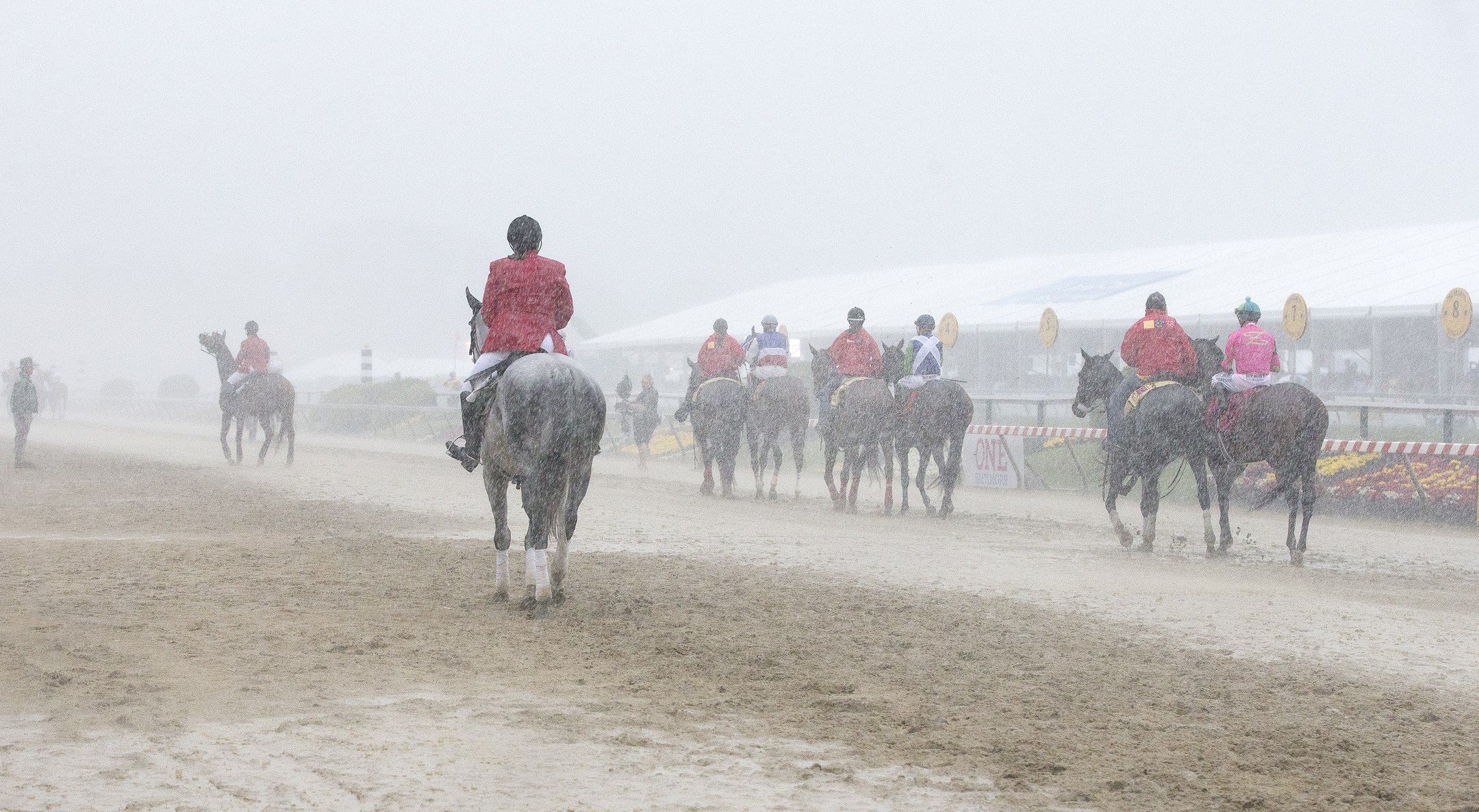 Rain at the Preakness