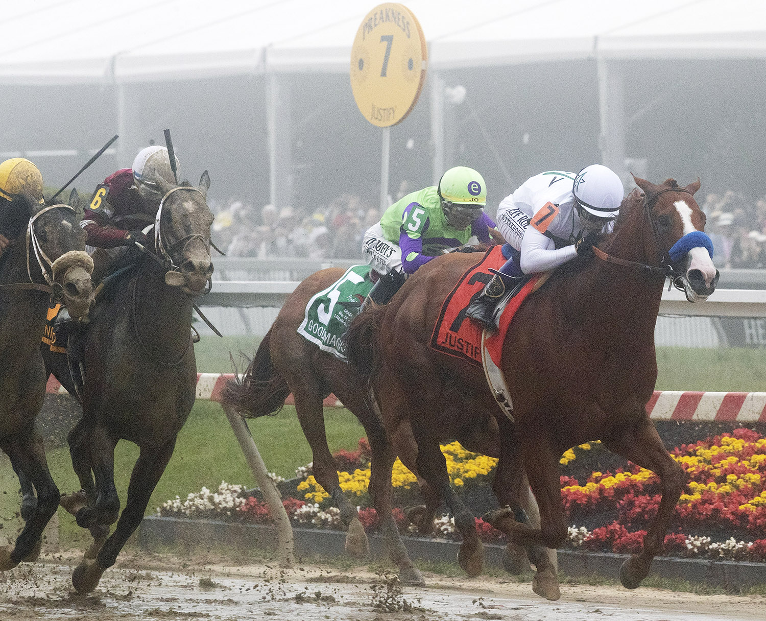 Justify wins the 2018 Preakness