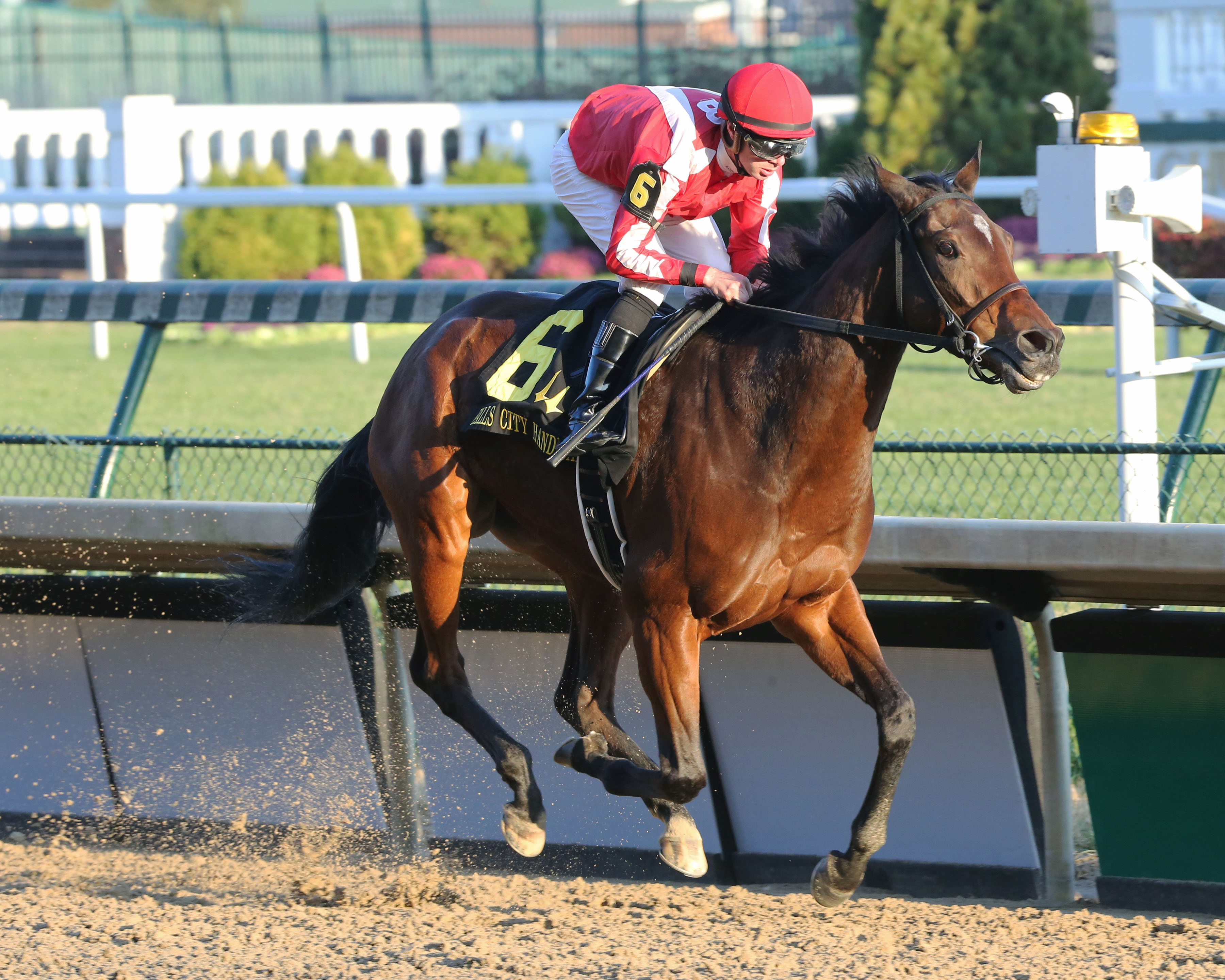 Prado-s Sweet Ride wins the 2018 Falls City Handicap