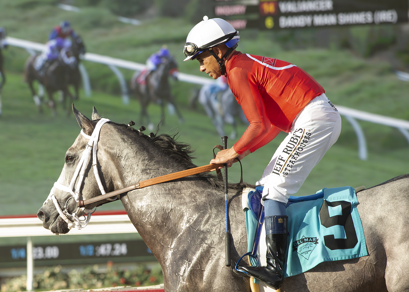 Packs a Wahlop-Mike Smith return after winning Del Mar Juvenile Turf Sept 11 2022