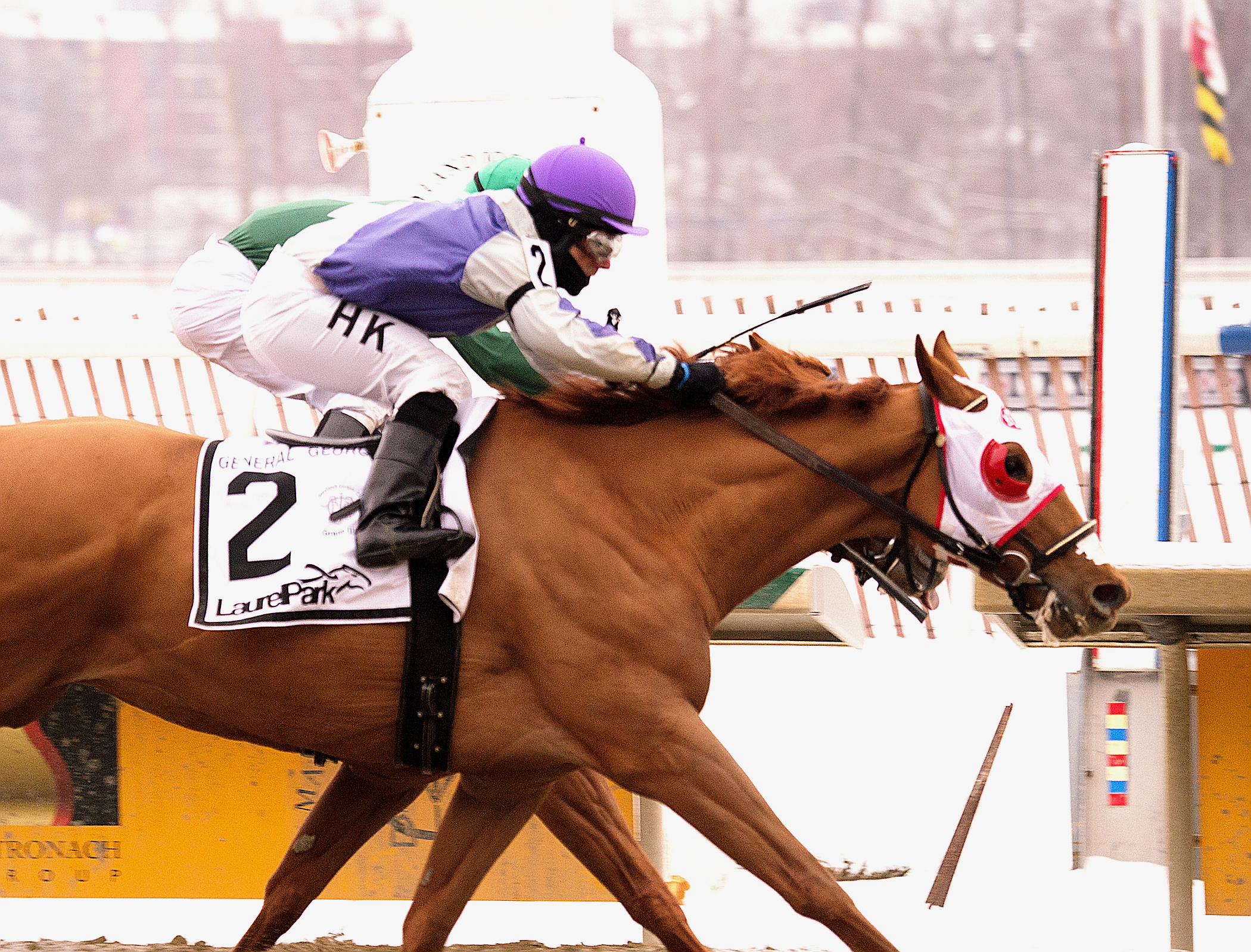 Page McKenney wins the General George Stakes