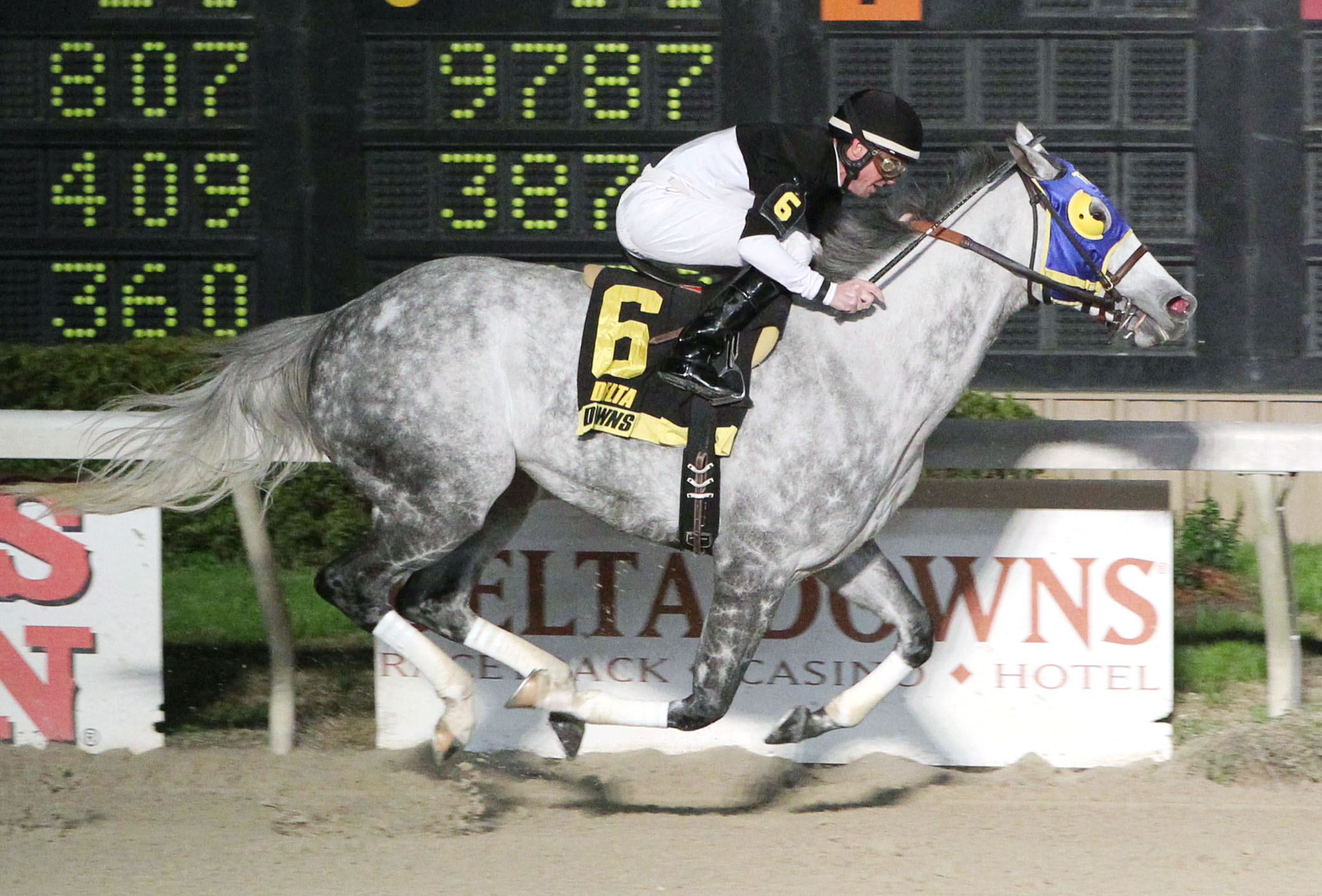 Parc Monceau wins the Eldorado Stakes