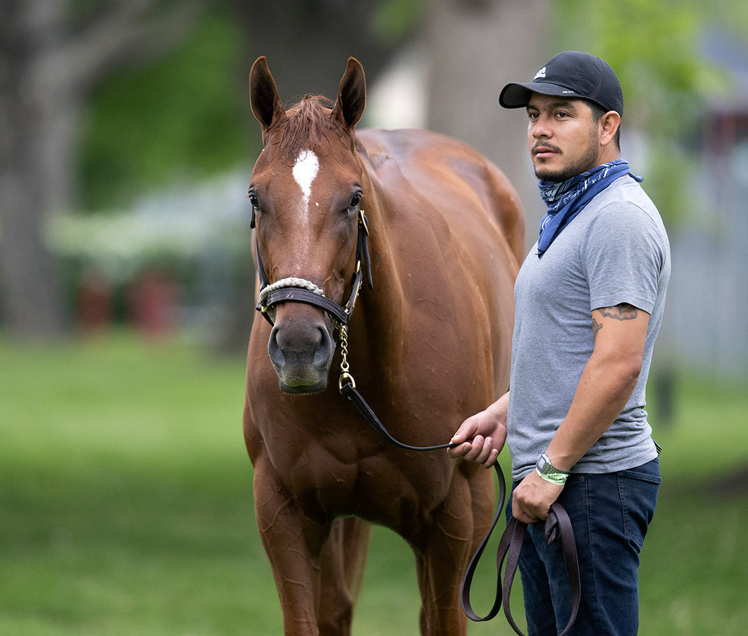 Pass the Champagne at Churchill Downs in April 2021