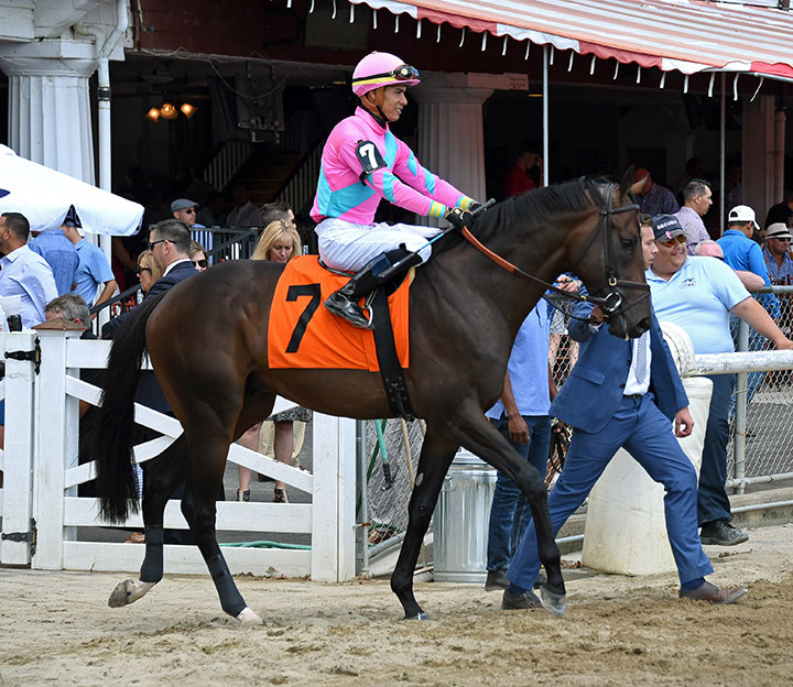 Payne at Saratoga Race Course in August 2019