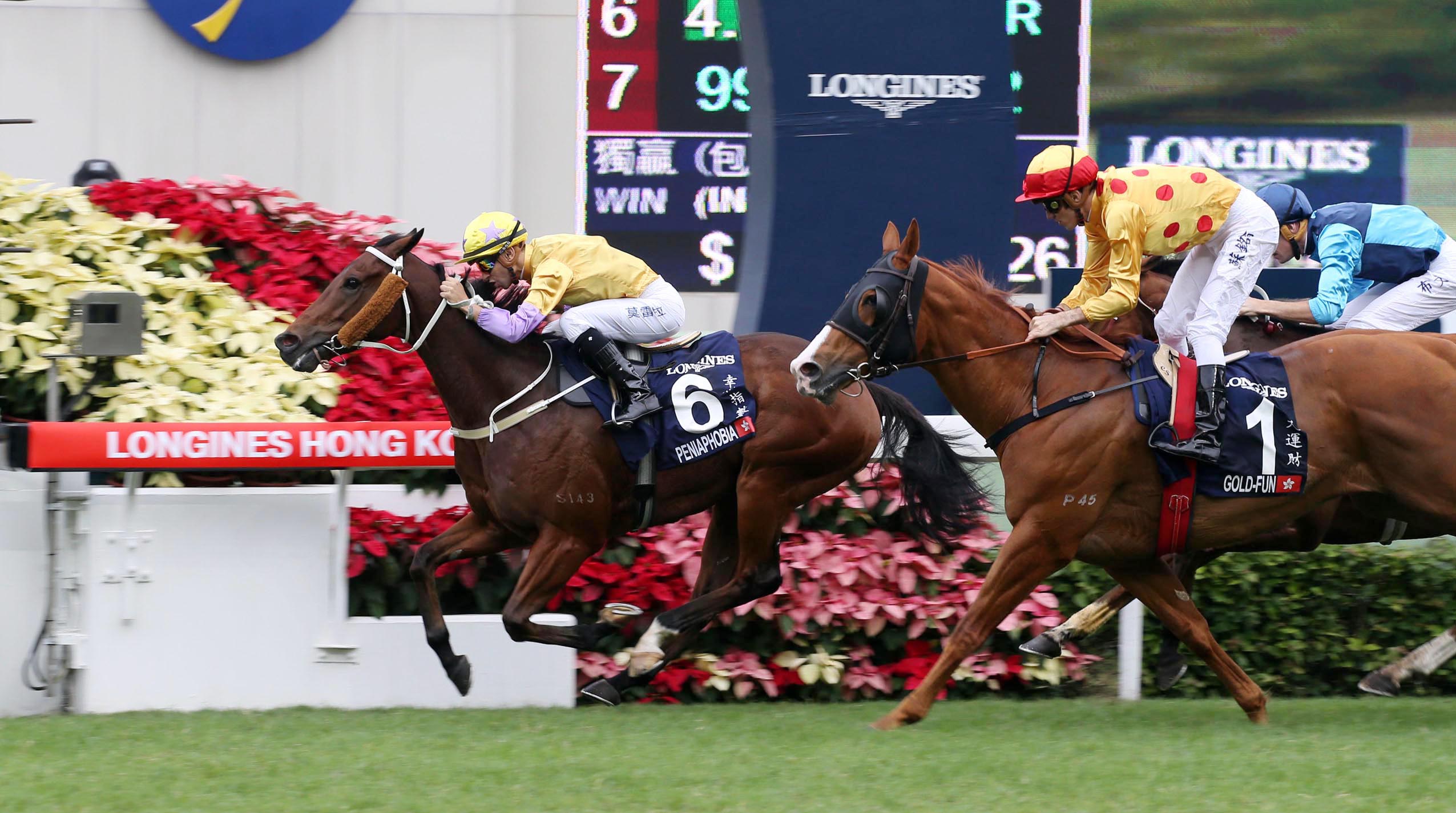 Peniaphobia wins the 2015 Hong Kong Sprint
