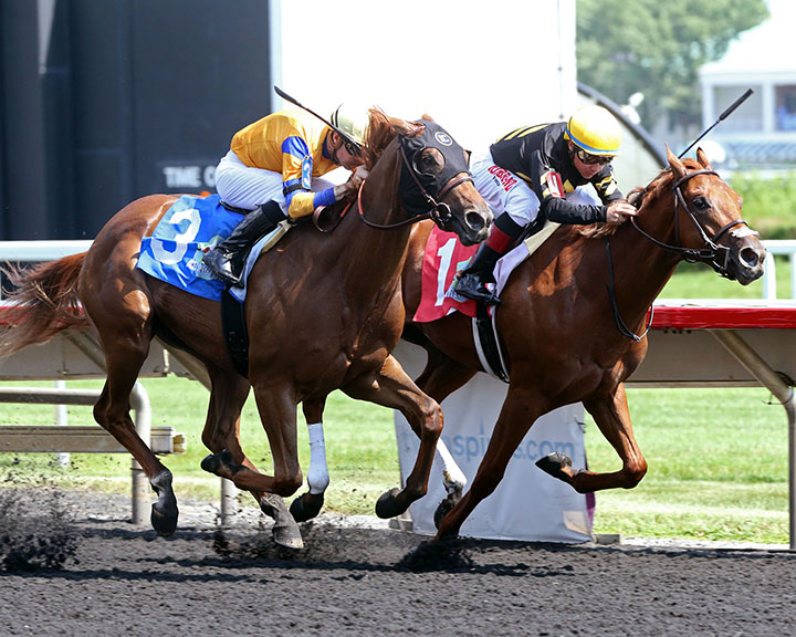 King Snake finishes second in a July 13 maiden race at Arlington Park