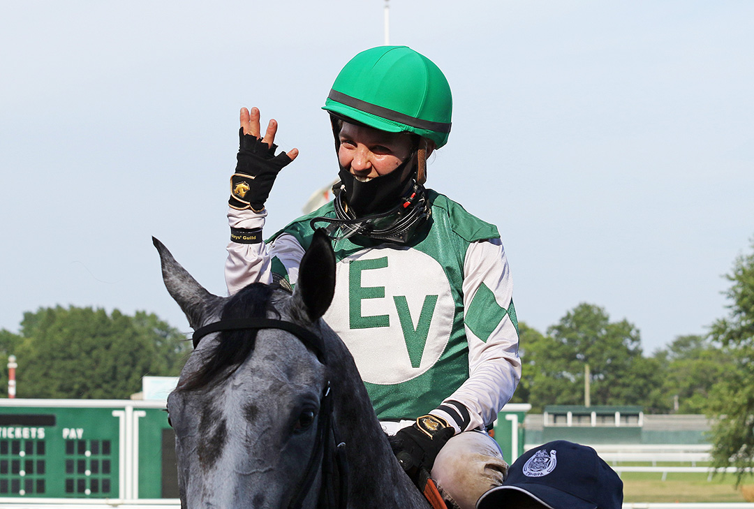 Ferrin Peterson scored four wins on the Aug. 2 Monmouth card