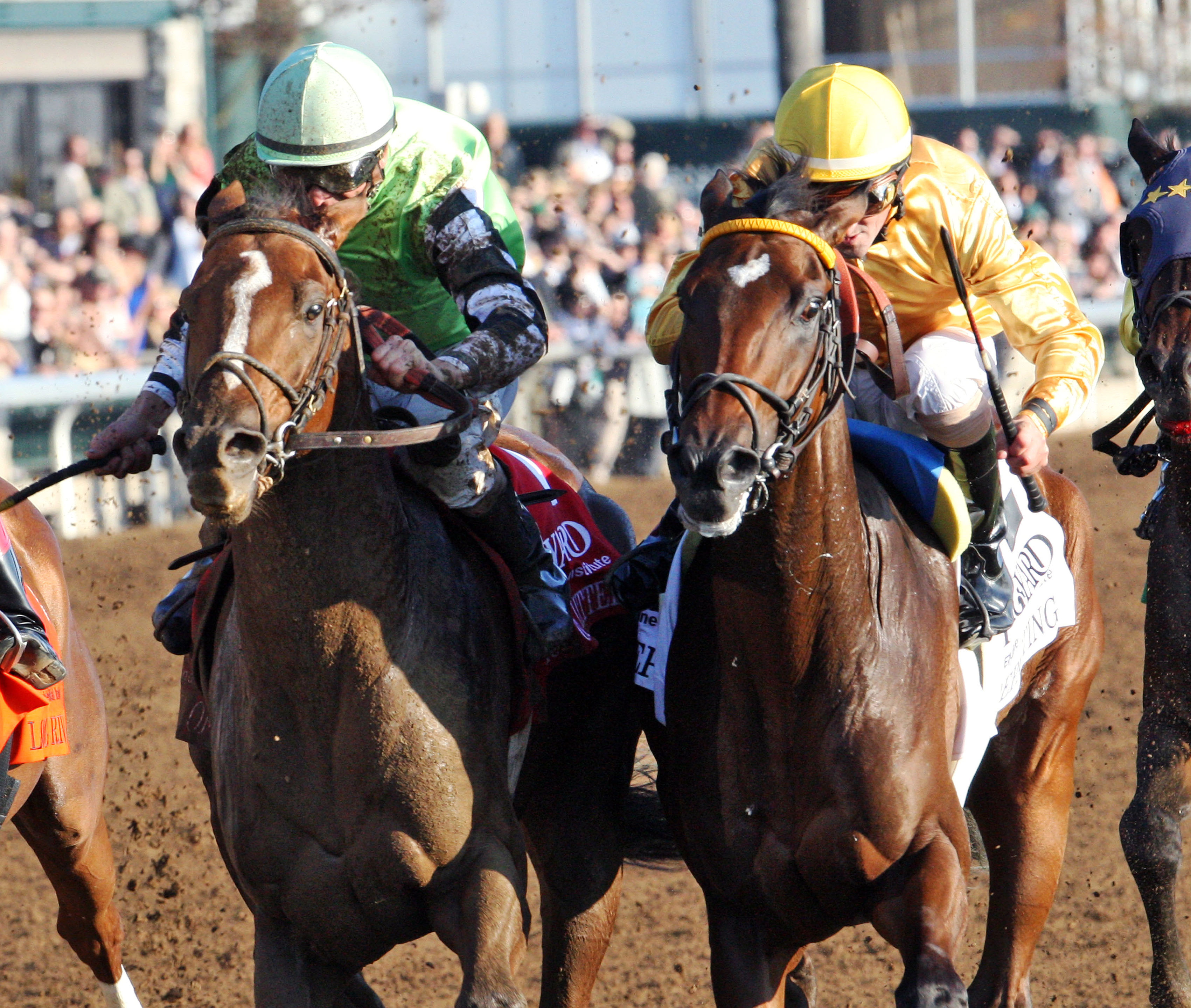 Departing finishes second to Pick of the Litter in the Fayette