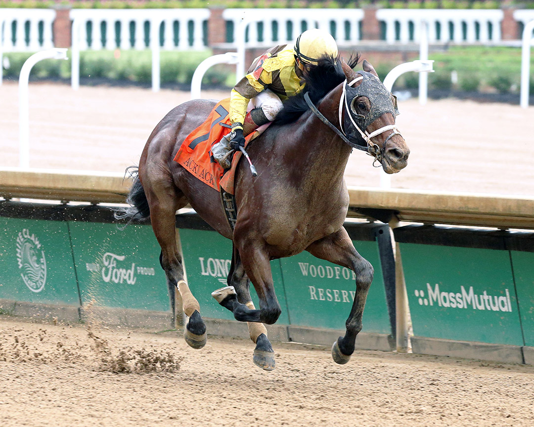 Plainsman wins the 2021 Ack Ack Stakes at Churchill Downs