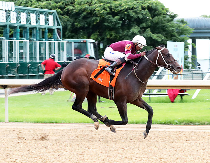 Pnuematic wins an April 11 allowance race at Oaklawn Park