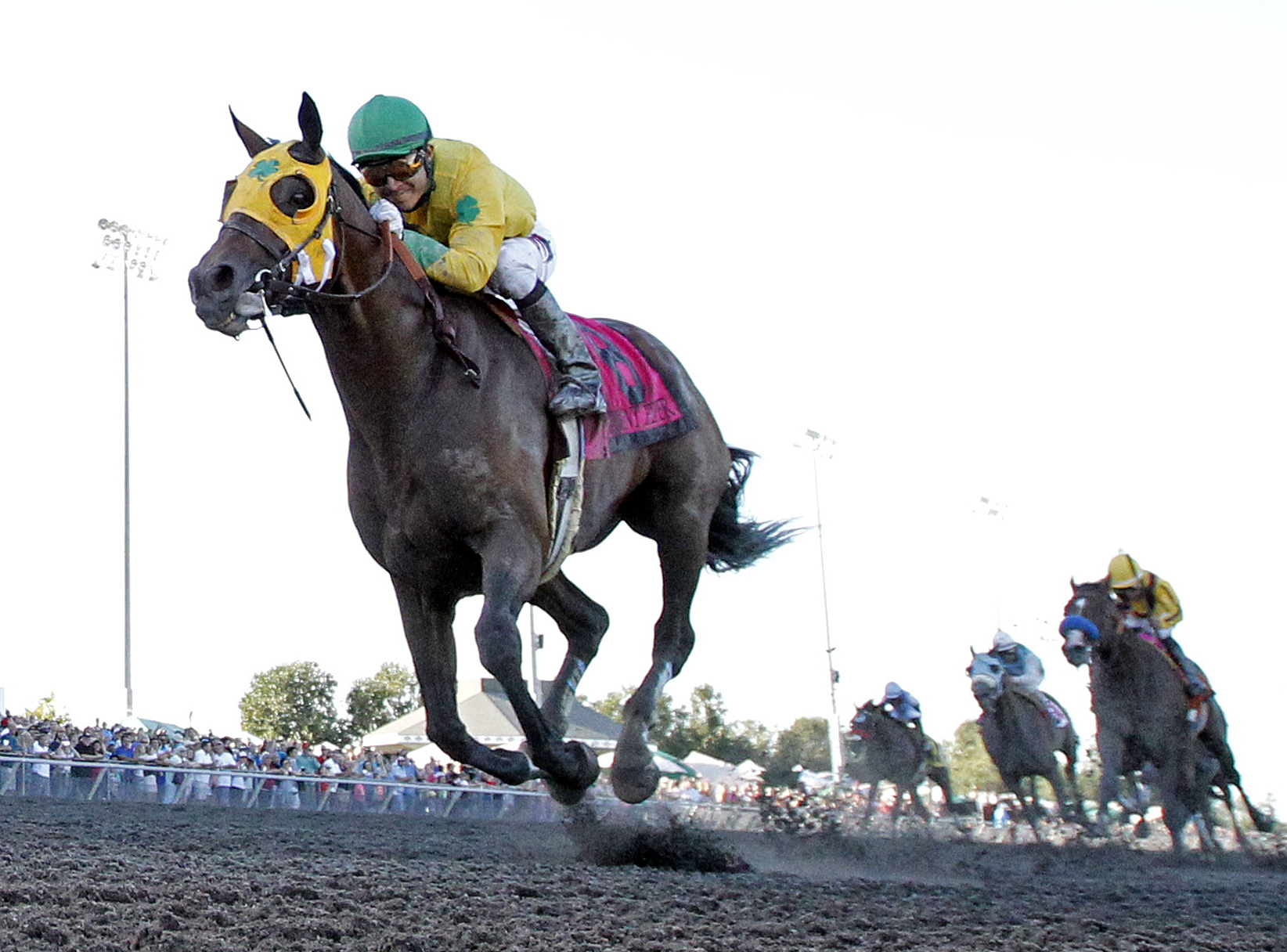 Point Piper wins the Longacres Mile