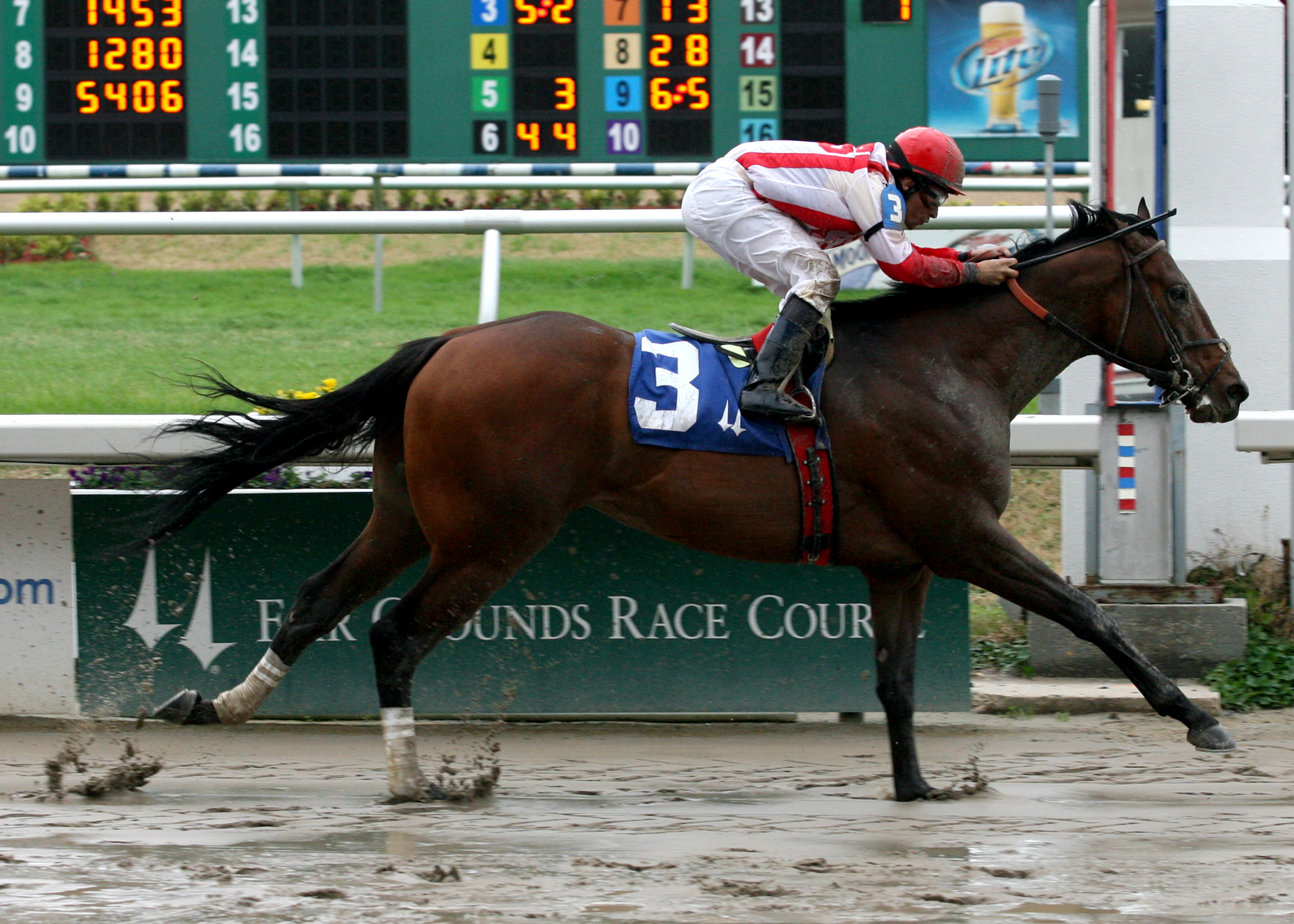 Richard Eramia in Louisiana Futurity