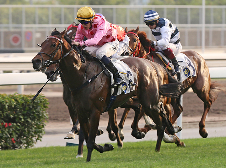 Preciousship wins the 2020 Class 2 Lung Kong Handicap at Sha Tin