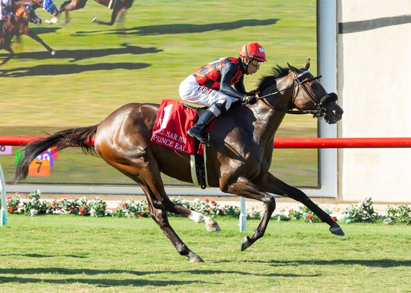 Prince Earl wins the 2019 Del Mar Mile