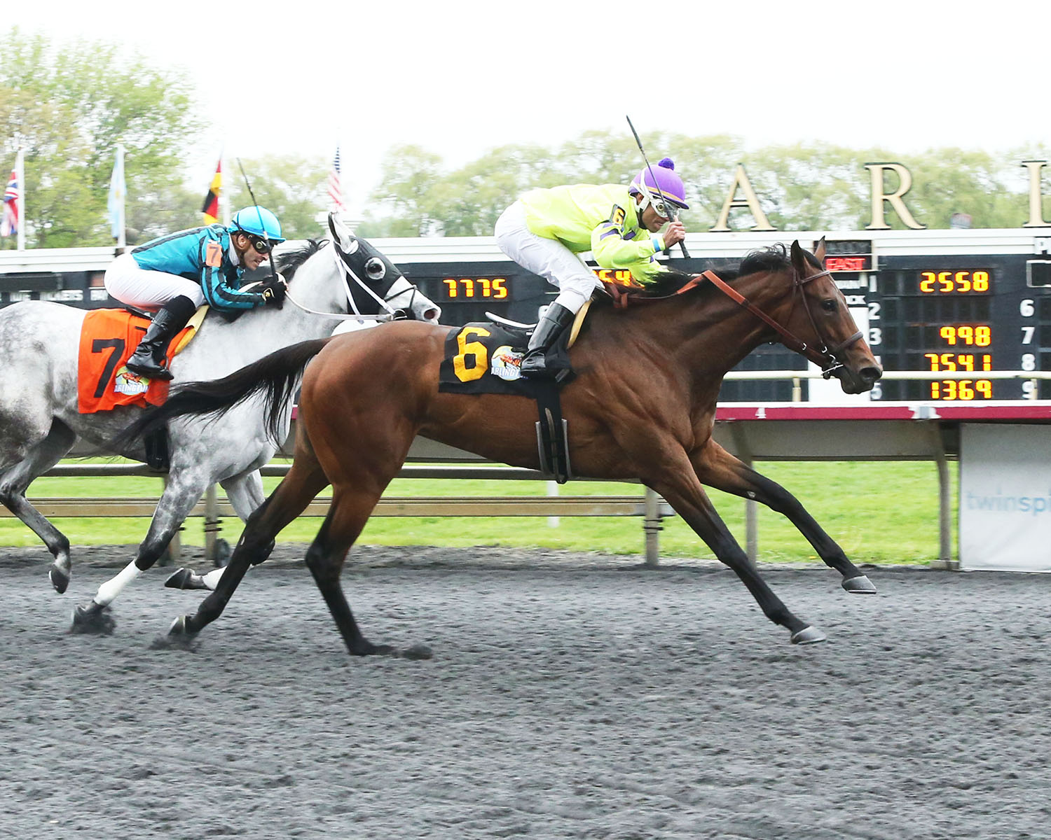 Princess La Quinta wins the 2018 Arlington Matron