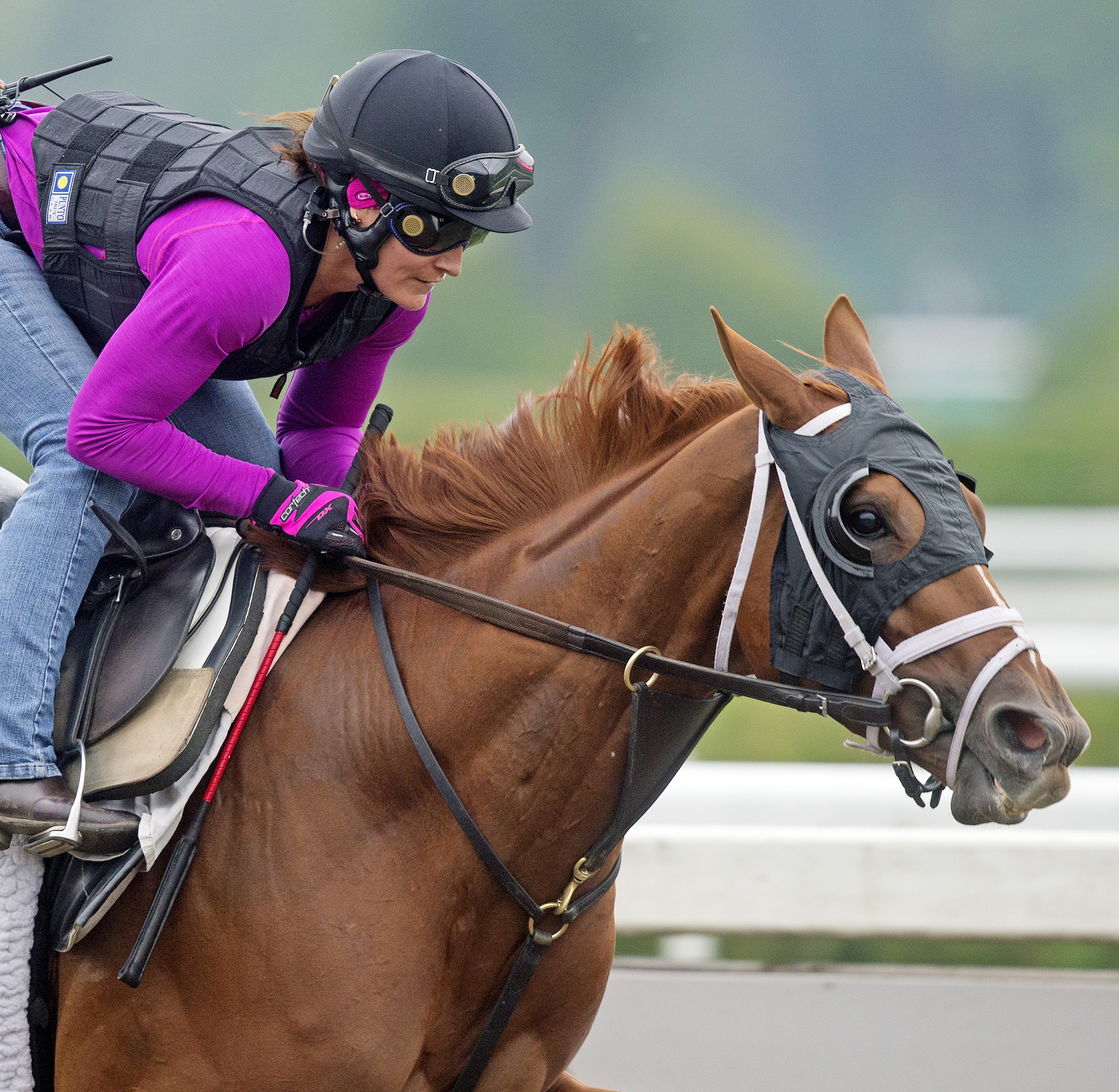 Princess of Sylmar trains on Aug. 2