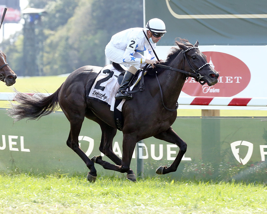 Princess Grace wins the 2021 Bourbon Ladies Turf at Kentucky Downs