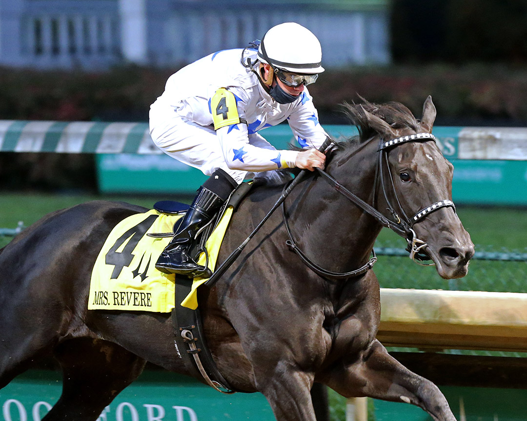 Princess Grace wins the 2020 Mrs. Revere Stakes at Churchill