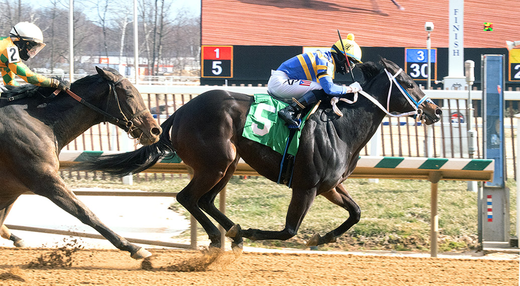 Princess Kokachin wins a March 13 allowance at Laurel Park