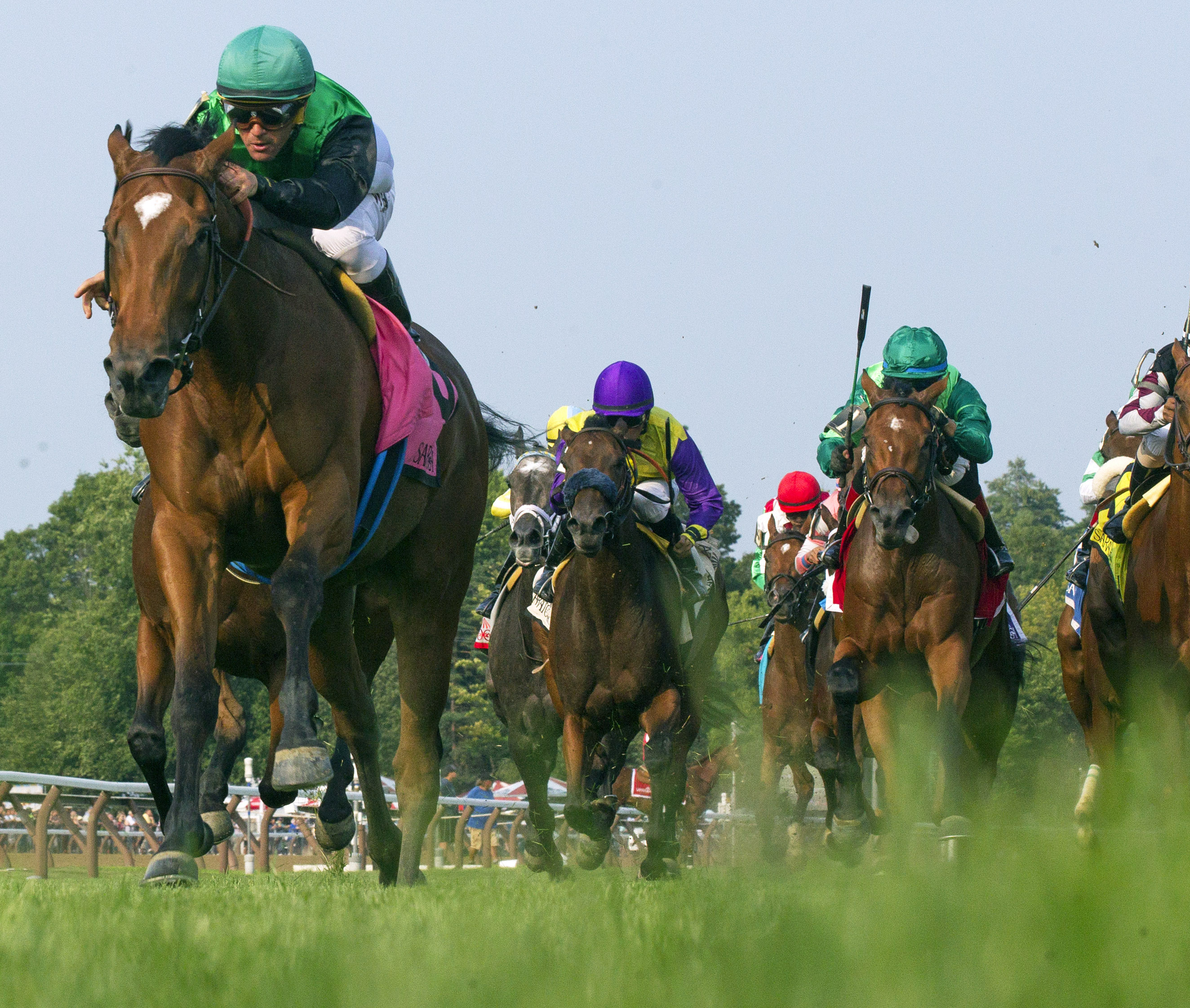 Proctor's Ledge wins the Lake George Stakes