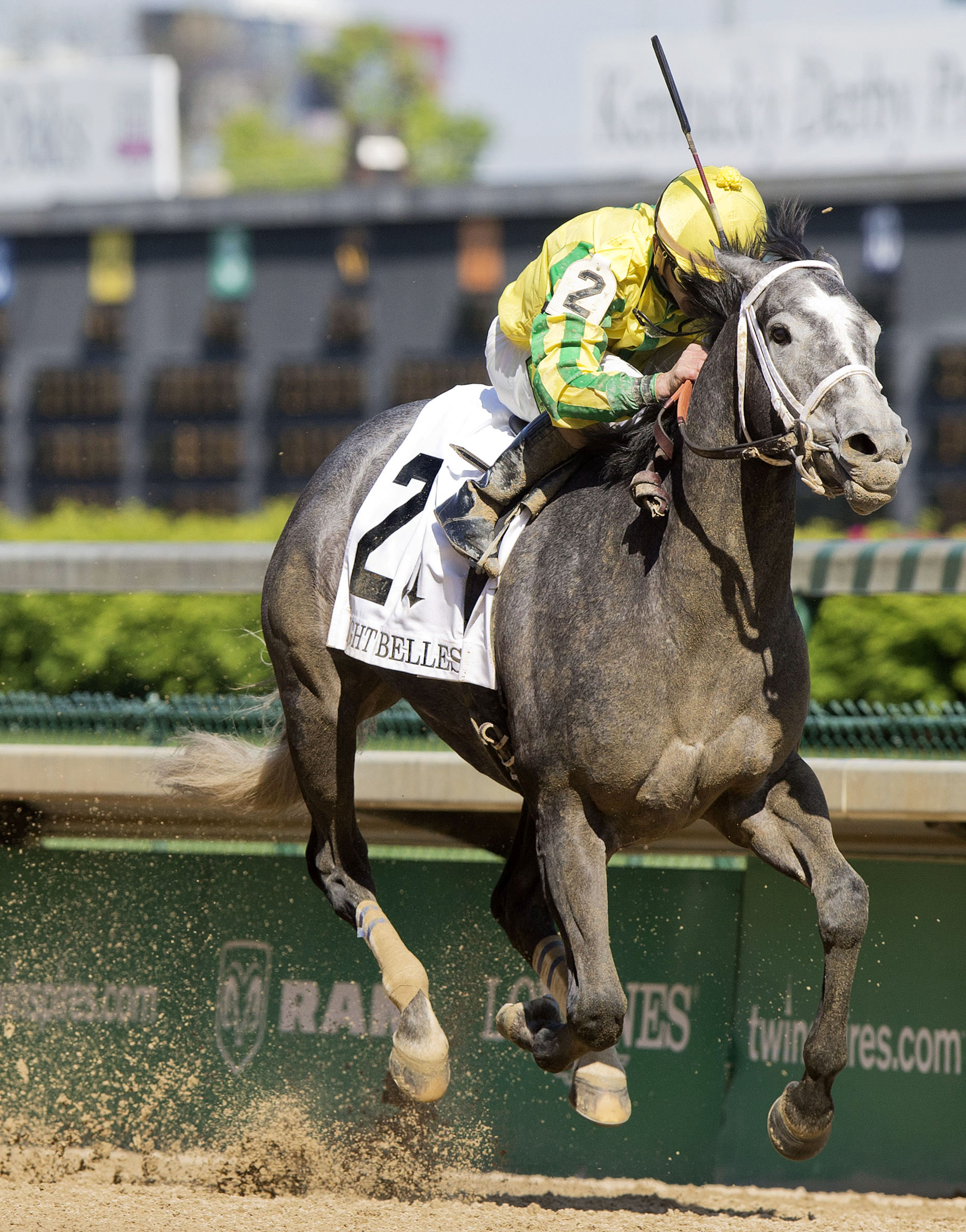 Promise Me Silver wins the Eight Belles