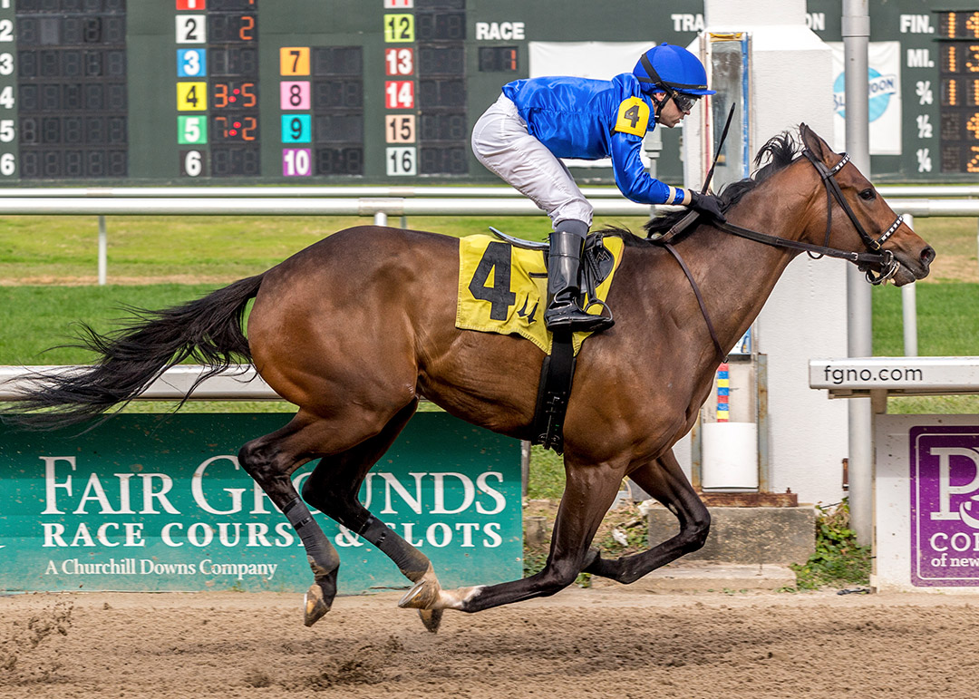 Proxy wins a Dec. 19 allowance at Fair Grounds Race Course