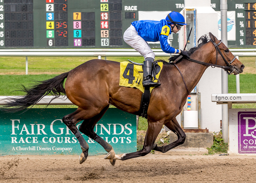 Proxy wins a December 2021 allowance at Fair Grounds