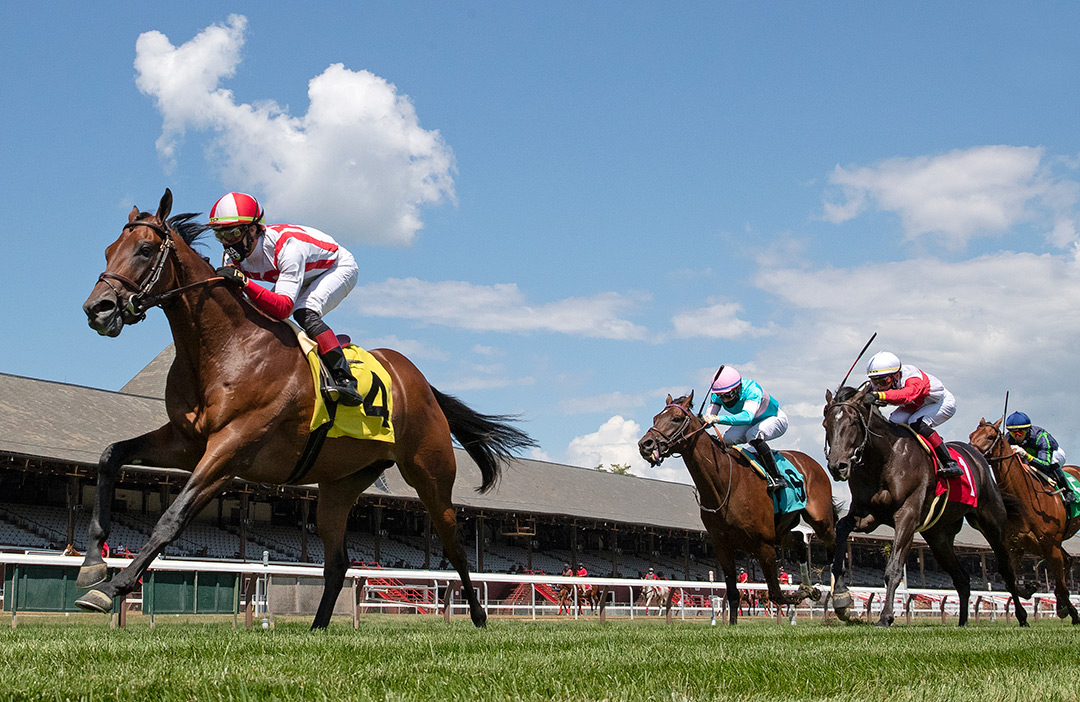 Public Sector wins an August 2020 maiden race at Saratoga Race Course